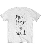 Pink Floyd - The Wall and Logo (White) (tričko)