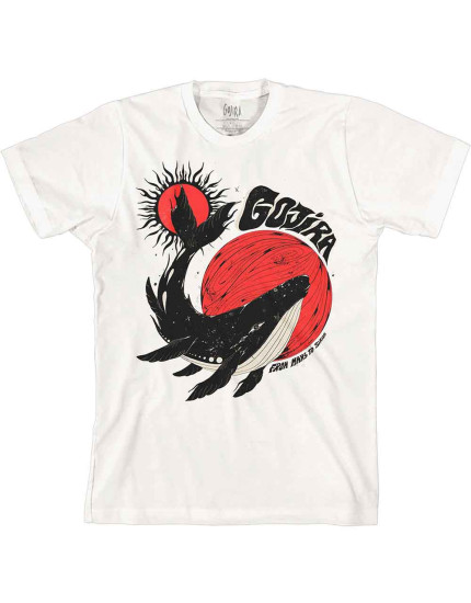 Gojira - Whale (White) (tričko) obrázok 1