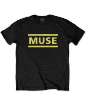 Muse - Yellow Logo (Black) (tričko)