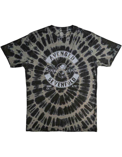 Avenged Sevenfold - Deathbat Crest (Wash Collection) (tričko) obrázok 1
