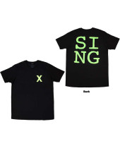 Ed Sheeran - Multiply Pocket - Sing (Back Print) (tričko)