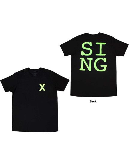 Ed Sheeran - Multiply Pocket - Sing (Back Print) (tričko) obrázok 1