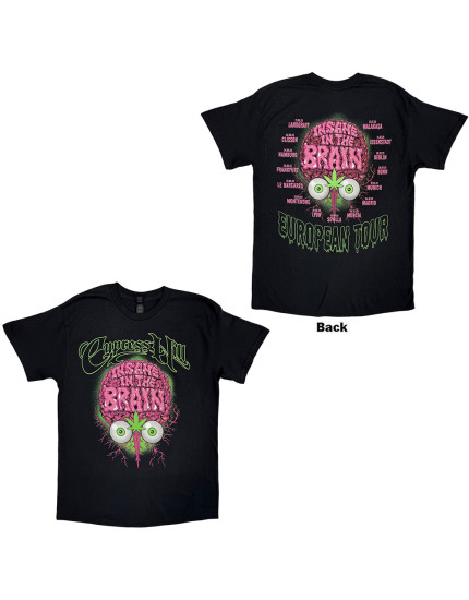 Cypress Hill - Insane In The Brain EU Tour '25 (Back Print, Ex-Tour) (tričko) obrázok 1