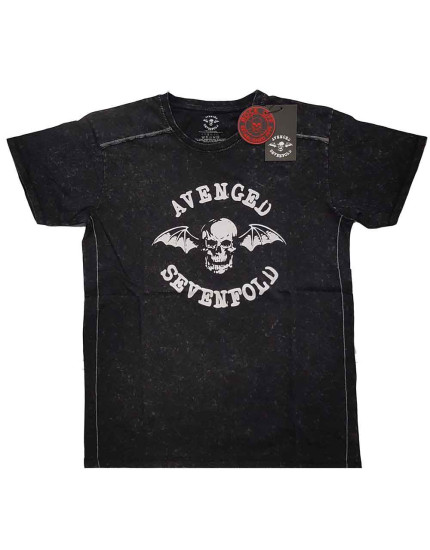Avenged Sevenfold - Logo (Black) (Wash Collection) (tričko) obrázok 1