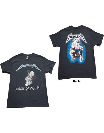 Metallica - Metal Up Your Ass (Black) (Back Print) (tričko) obrázok 1