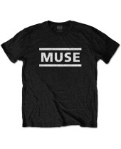 Muse - White Logo (Black) (tričko)