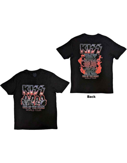 KISS - End Of The Road Tour Red (Back Print) (tričko) obrázok 1