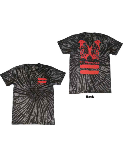 Ed Sheeran - Red Equals Butterfly (Back Print & Wash Collection) (tričko) obrázok 1