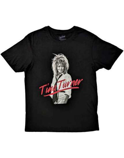 Tina Turner - Red Logo (Black) (tričko) obrázok 1