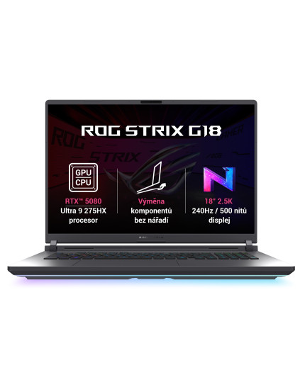 ASUS ROG Strix G18 / G815LW / U9-275HX / 18" / 2560x1600 / 32GB / 1TB / RTX 5080 / bez OS obrázok 1