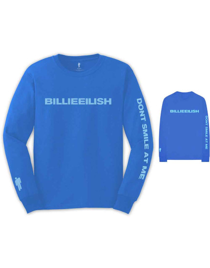 Billie Eilish - Smile (Back and Sleeve Print) (Long Sleeve) obrázok 1