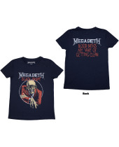 Megadeth - Black Friday (Navy Blue) (Back Print) (dámske tričko)