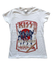 KISS - Destroyer Tour '78 (White) (dámske tričko)