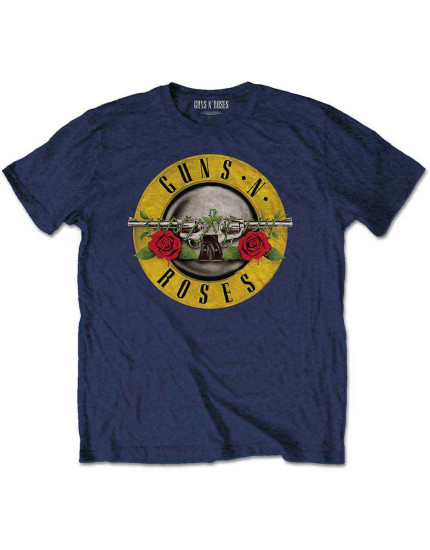 Guns N Roses - Classic Logo (Navy Blue) (detské tričko) obrázok 1