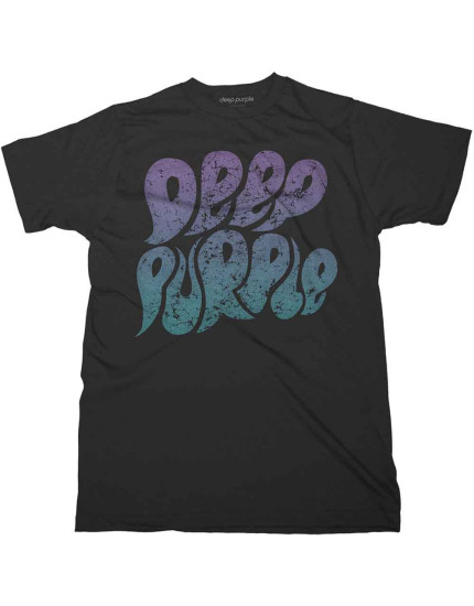 Deep Purple - Bubble Logo (Black) (tričko) obrázok 1