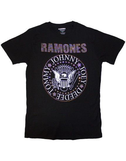 Ramones - Presidential Seal (Black) (Embellished) (dámske tričko) obrázok 1