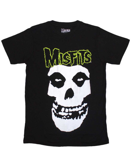 Misfits - Skull & Logo (Black) (tričko) obrázok 1