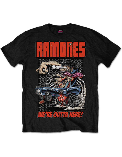 Ramones - Outta Here (Black) (tričko) obrázok 1