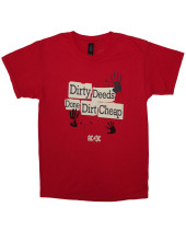 AC/DC - Dirty Deeds Done Dirt Cheap (Red) (detské tričko)