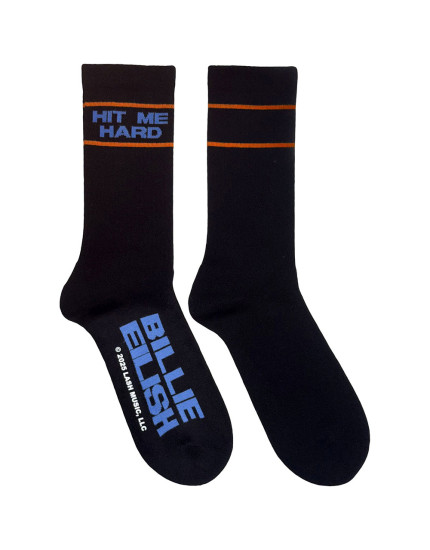 Billie Eilish - Hit Me Hard and Soft (Black) (EU 36-40) (ponožky) obrázok 1