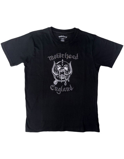 Motorhead - England (Black) (Embellished) (tričko) obrázok 1