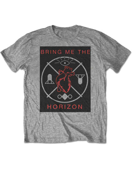 Bring Me The Horizon - Heart & Symbols (Grey) (tričko) obrázok 1