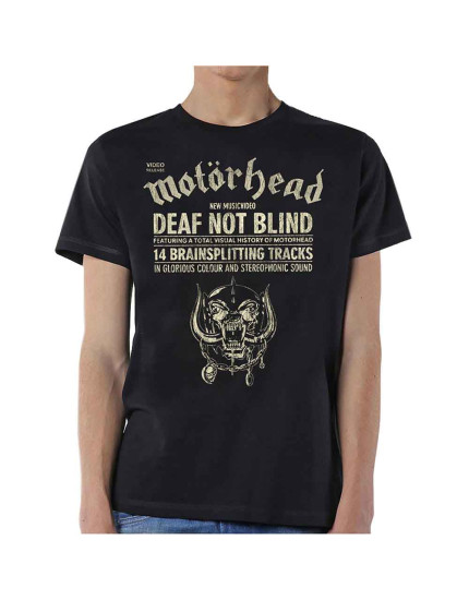 Motorhead - Deaf Not Blind (Black) (tričko) obrázok 1