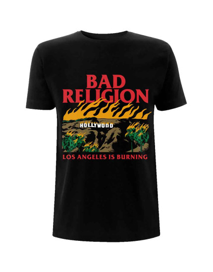 Bad Religion - Burning Black (Black) (tričko) obrázok 1