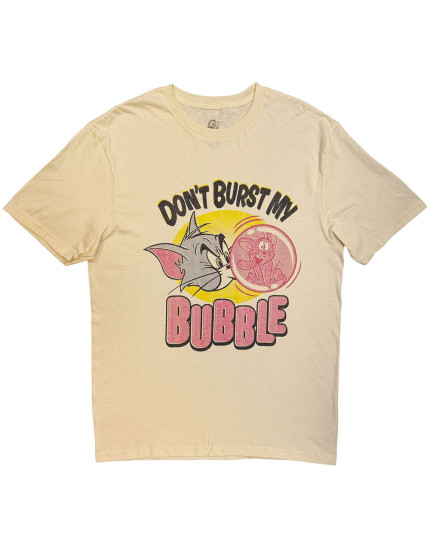 Tom and Jerry - Dont Burst My Bubble (Natural) (tričko) obrázok 1
