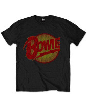 David Bowie - Vintage Diamond Dogs Logo (Black) (detské tričko)