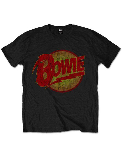 David Bowie - Vintage Diamond Dogs Logo (Black) (detské tričko) obrázok 1