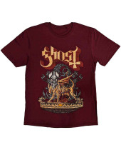 Ghost - Firemilk (Maroon Red) (tričko)