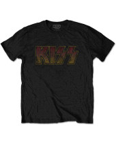 KISS - Vintage Classic Logo (Black) (tričko)