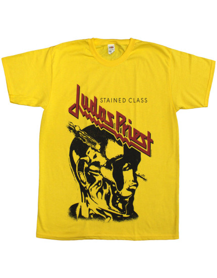 Judas Priest - Stained Class Vintage Head (Yellow) (tričko) obrázok 1