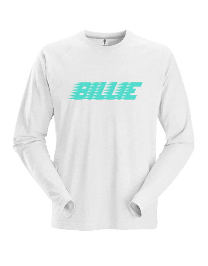 Billie Eilish - Racer Logo (White) (Long Sleeve) obrázok 1