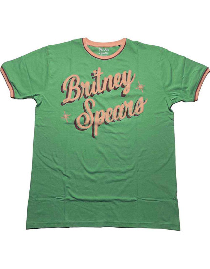 Britney Spears - Retro Text (Green) (tričko) obrázok 1