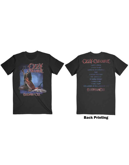 Ozzy Osbourne - Blizzard of Ozz Track List (Back Print) (tričko) obrázok 1