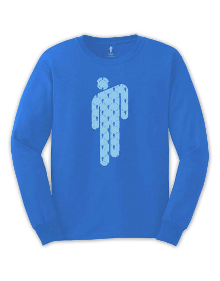 Billie Eilish - Manonman (Mid Blue) (Long Sleeve) obrázok 1