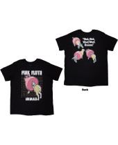 Pink Floyd - Animals Cartoons (Back Print) (tričko)