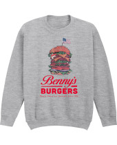 Stranger Things - Bennys Burger (Grey) (mikina)