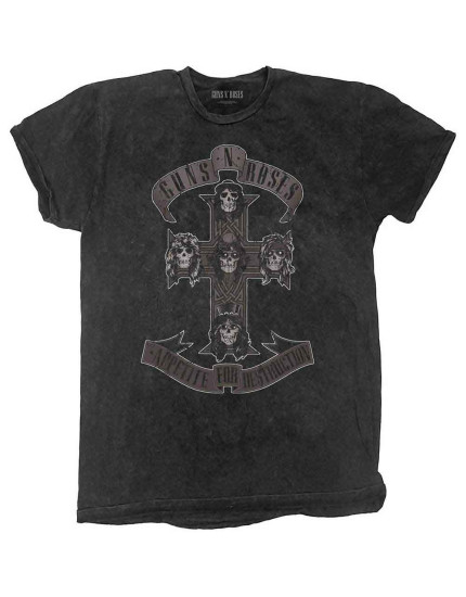 Guns N Roses - Monochrome Cross (Black) (detské tričko) obrázok 1