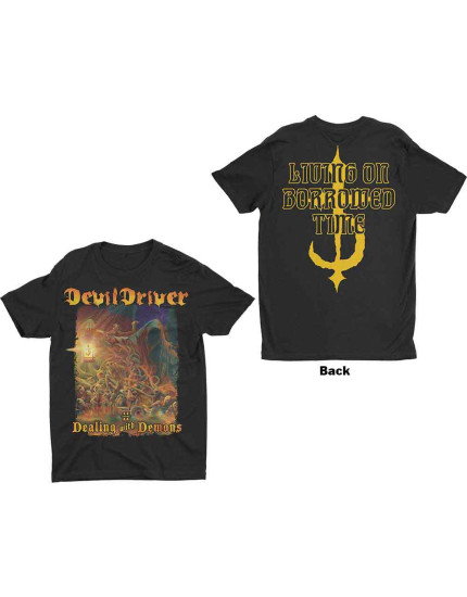DevilDriver - Borrowed (Back Print) (tričko) obrázok 1