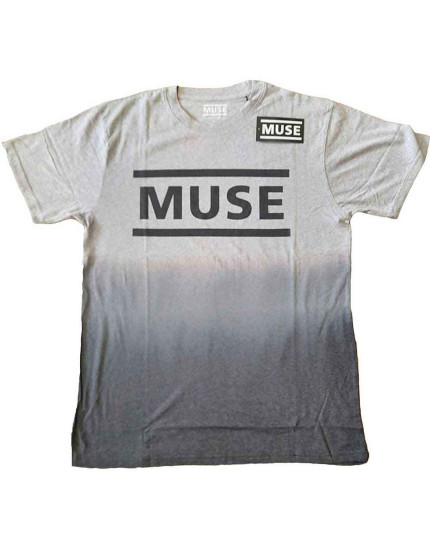 Muse - Logo (White) (Wash Collection) (tričko) obrázok 1
