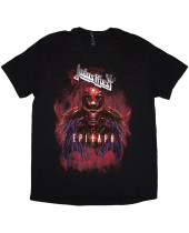 Judas Priest - Epitaph Red Horns (Black) (tričko)