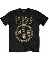 KISS - Band Circle (Black) (tričko)