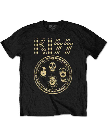 KISS - Band Circle (Black) (tričko) obrázok 1