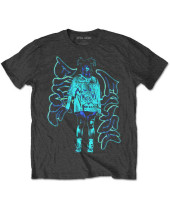 Billie Eilish - Neon Graffiti Logo (Charcoal Grey) (tričko)