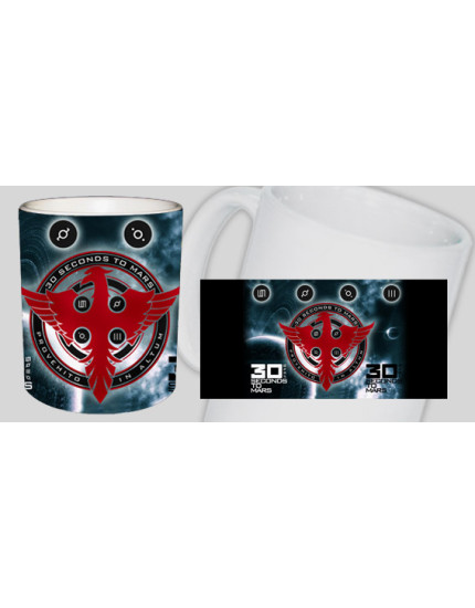 30 Seconds To Mars Logo hrnček obrázok 1