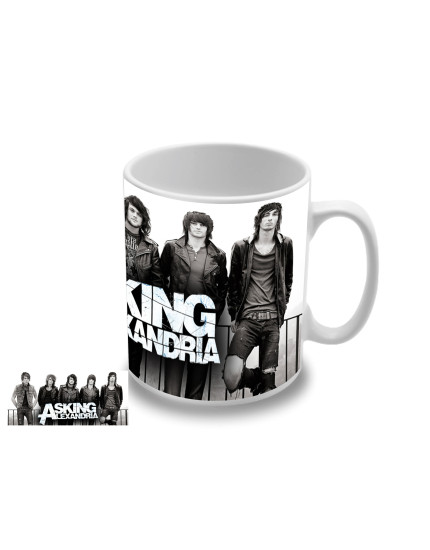Asking Alexandria Band Portrait hrnček obrázok 1
