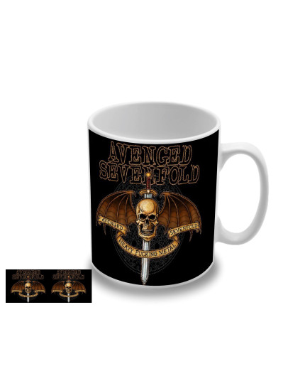 Avenged Sevenfold Heavy Fuckin Metal hrnček obrázok 1